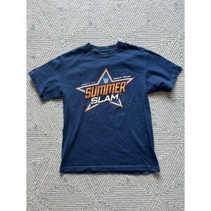 WWE‎ Summerslam 2016 T-Shirt - Blue - Medium